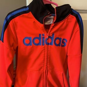 Boys zip up Adidas light weight jacket